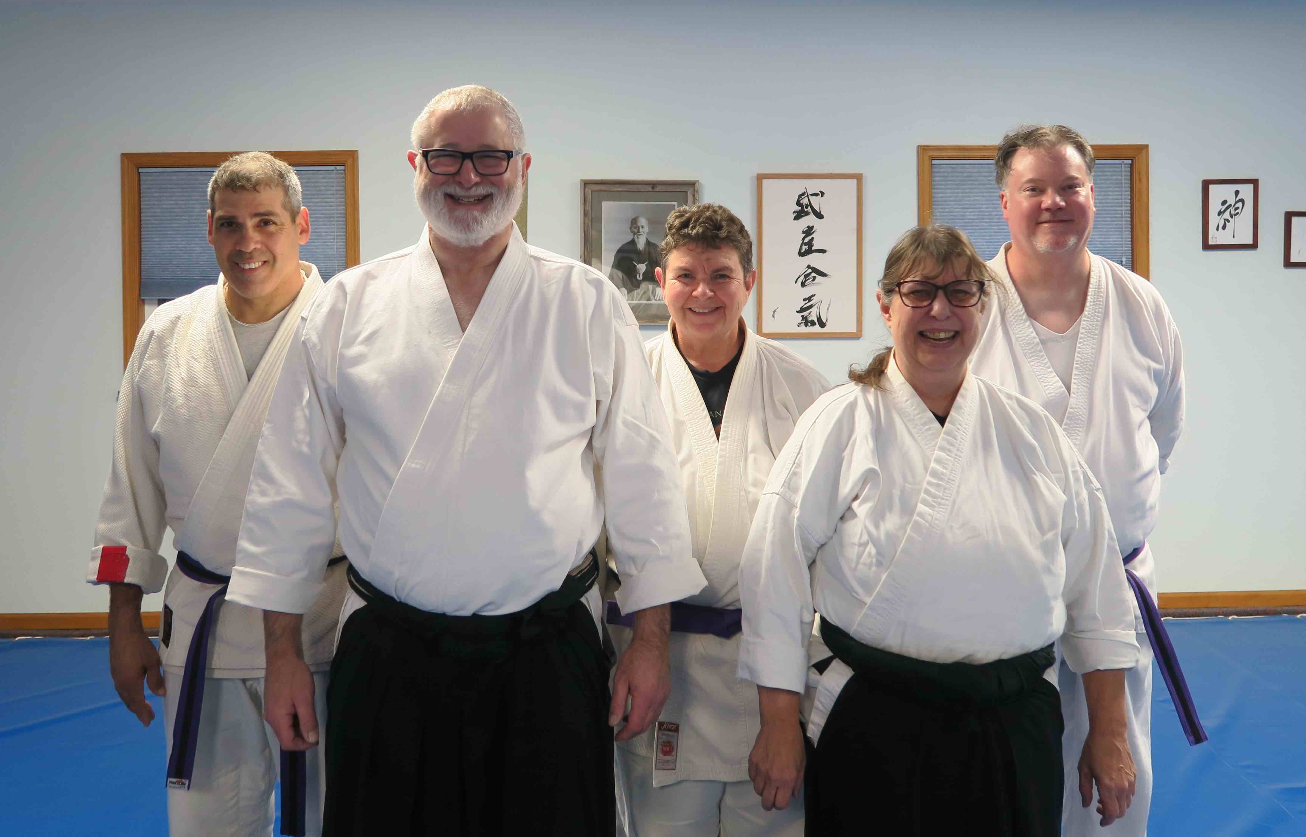 Students practicing at Prairie Aikikai