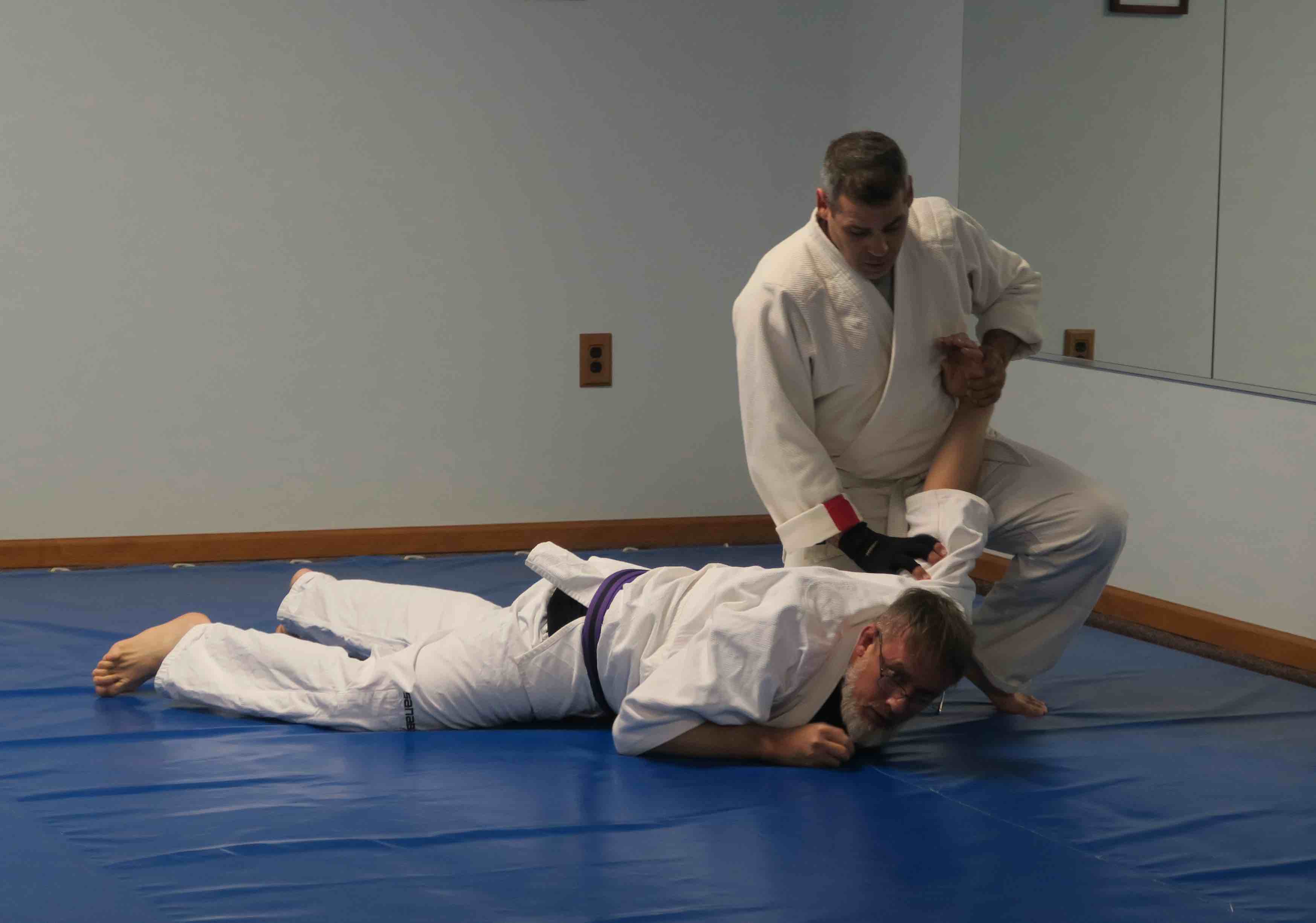 Students practicing at Prairie Aikikai