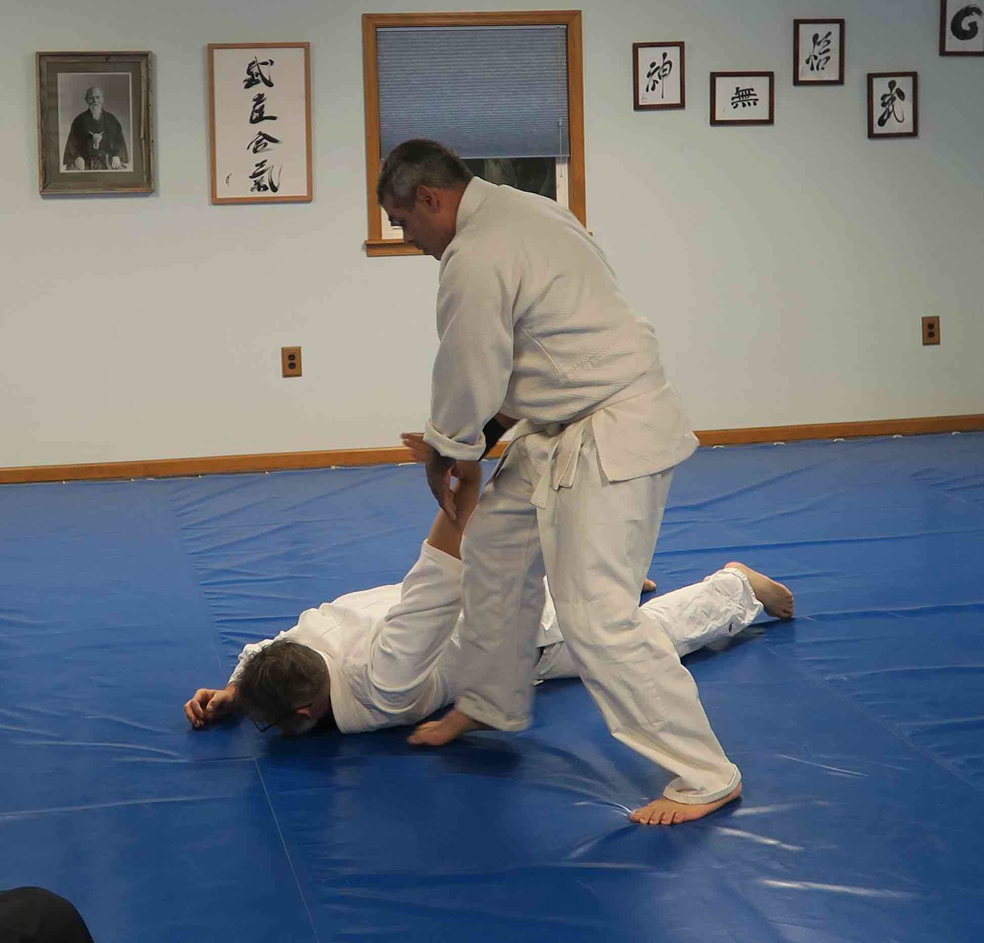 Students practicing at Prairie Aikikai