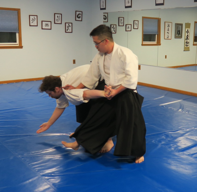 Students practicing at Prairie Aikikai