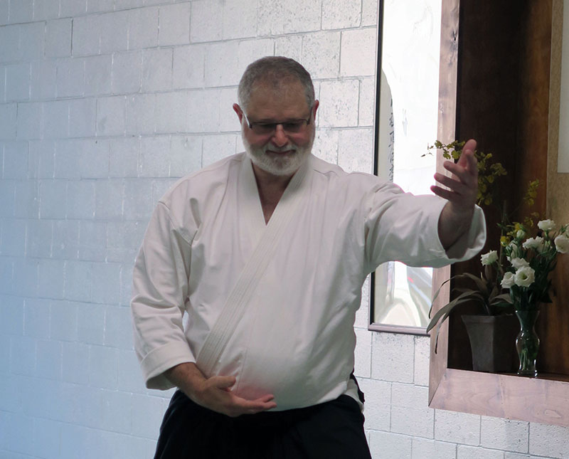 Students practicing at Prairie Aikikai