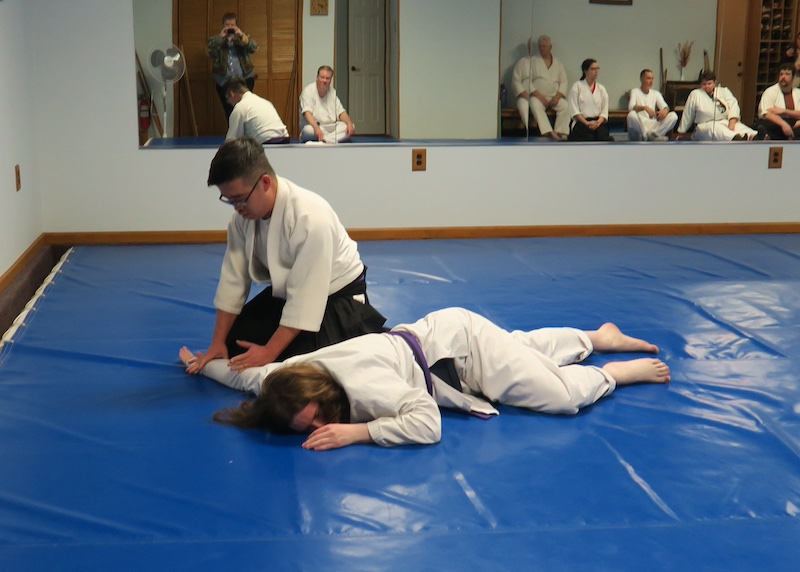 Students practicing at Prairie Aikikai