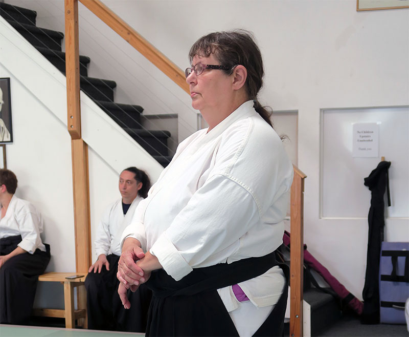 Students practicing at Prairie Aikikai