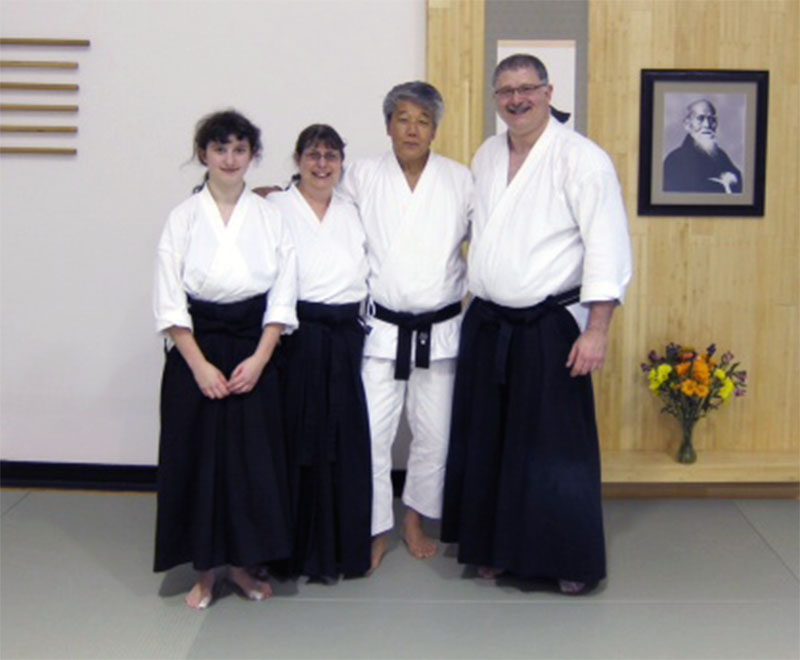 Students practicing at Prairie Aikikai