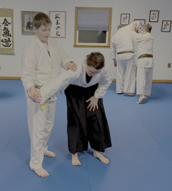 Students practicing at Prairie Aikikai